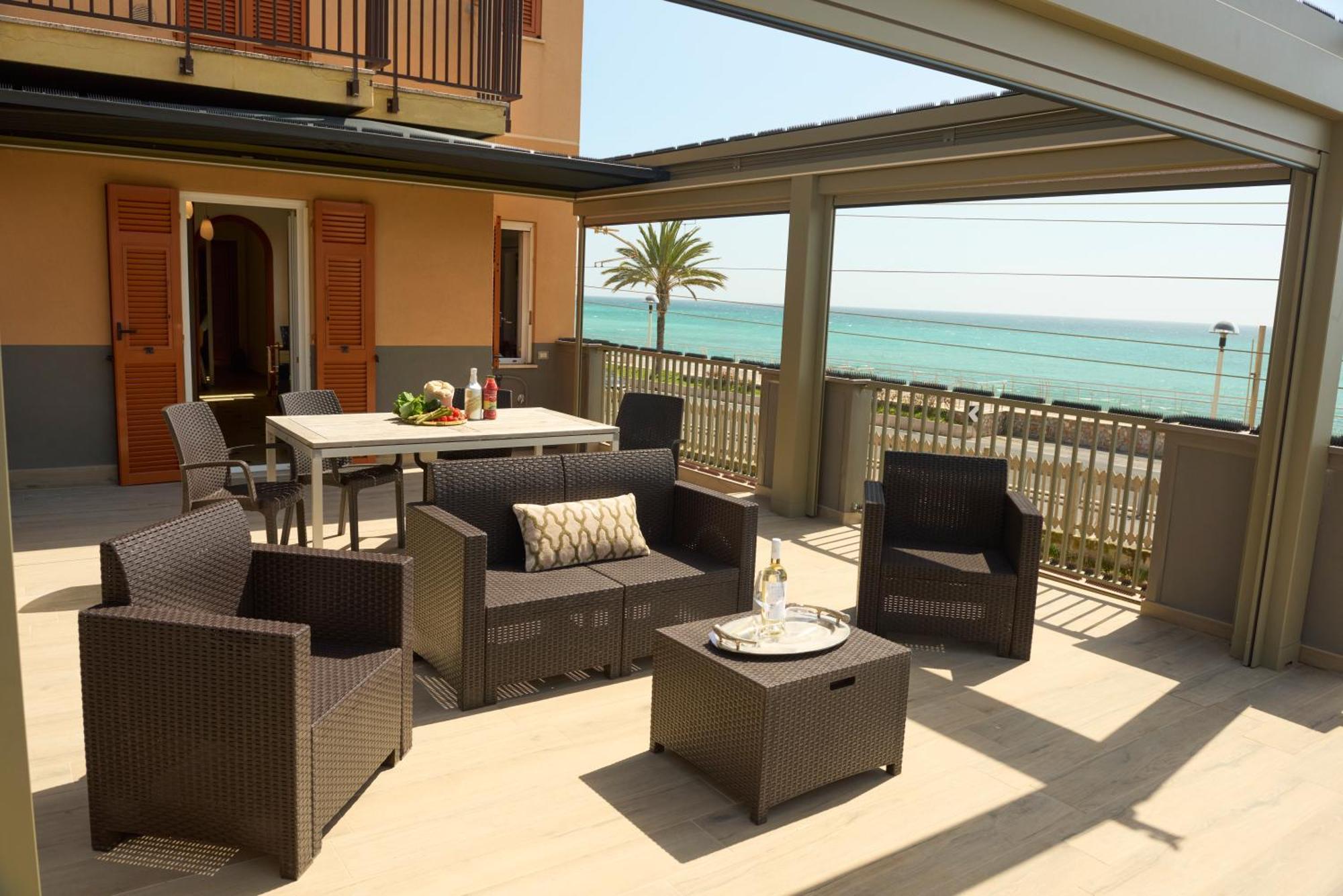 شقة Terrazza Sul Mare A بيترا ليغوري المظهر الخارجي الصورة